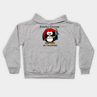 Cruise Future Cruiser In Training Pirate Penguin Kids Hoodie